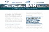 The Plastics BAN List - Scripps Institution of Oceanographycutlery from restaurants and cafeterias. With Americans leading busier lives and ... the types of plastic used. Finally,