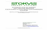 ECONOPLATE E4 SERIES IO&M 102010ACa - Stokvis Industrial … · 2019-05-10 · GENERAL DESCRIPTION: The Stokvis Econoplate E4 series of packaged plate heat exchangers are available