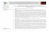 E-ISSN: Extraction, isolation and characterization of JPP ... · ~ 30 ~ Journal of Pharmacognosy and Phytochemistry chloroform layer which was separated and evaporated under reduced