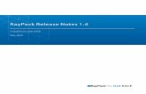 RayPack Release Notes - Zendesk · RayPack Release Notes 1.4 forDe l KACE PackDesigner Extended RPP project validation [RPK-927] The ICE validation menu contains a new set of options