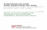Kingman & Heritage Islands Planning and Feasibility Study ......Proposal/brief description of ﬁ ndings and recommendations In 1999, Kingman and Heritage Islands (the Islands) were