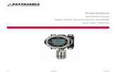 Instructionsstaging.det-tronics.utcbis.com/ProductCatalog/Gas... · 2016-05-13 · APPLICATION Detector Electronics Corporation’s (Det-Tronics) NTMOS stand-alone gas detector delivers