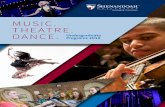MUSIC. THEATRE. DANCE. Undergraduate Programs 2019 · • Trumpet (classical & jazz) • Tuba • Viola • Violin. 6 MUSIC PERFORMANCE Shenandoah Conservatory offers talented performers