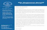 The Huguenot Herald · 2016-05-22 · The Huguenot Herald The Huguenot Society of South Carolina Volume 23, Number 3 Fall 2013 Upcoming EvEnts • HSSC Office Closed for Christmas,