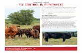 Fly Control in Ruminants - ISU Extension Store · FLY CONTROL IN RUMINANTS 3. Back rubber in pasture. 4 FLY CONTROL IN RUMINANTS. rotation of products. The MoA system consists of