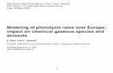 Modeling of photolysis rates over Europe: impact …cerea.enpc.fr/HomePages/reale/documents/Real10ACPD.pdfManuscript prepared for Atmos. Chem. Phys. Discuss. with version 1.3 of the