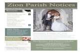 Zion Notices 3 · 2015-09-17 · Baby News 2 Zion Parish Notices Thursday, 11th June 2015 Issue 3 Please Note (((((Mid$week(services(finish(on(Wednesday(17th(June(and(resume(on(September(2nd.