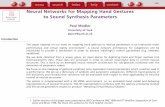 to Sound Synthesis Parameters Neural Networks for Mapping … · 2017-10-27 · 580 Neural Networks for Mapping Hand Gestures to Sound Synthesis Parameters Paul Modler University