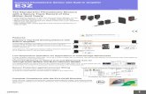 E3Z - RS Components · 2017-03-24 · 5 E3Z Oil-resistive Sensors [Refer to Dimensions on page 16.] *1. The Reflector is sold separately. Select the Reflector model most suited to