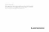 Lenovo Network Python Programming Guide for Lenovo Cloud Network Operating System … · Chapter 2. Introduction to Python Scripting The Lenovo Cloud Network Operating System (CNOS)