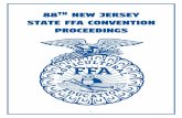 88th New Jersey State FFA Convention Proceedings...Roszel Scholarship – Joanna Ricci, Allentown Norman J. Schnetzer Memorial Scholarship – Renée Stillwell, Allentown May L. Gerlack