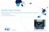 Quick Start Guide...Version 1.2.0 (May 26, 2016) Quick Start Guide Motion MEMS and environmental sensor expansion board for STM32 Nucleo (X-NUCLEO-IKS01A1) Quick Start Guide Contents