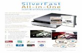 SilverFast All-in-One...film, transparent in slide frame) guarantees brilliant colors when scanning reflec-tive as well as transparent originals. The SilverFast Resolution Target (USAF