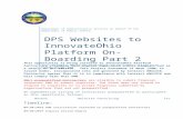DPS Websites to InnovateOhio Platform On-Boarding Part 2 · Web viewDPS Websites to InnovateOhio Platform On-Boarding Part 2. InnovateOhio Platform Statement of Work Solicitation
