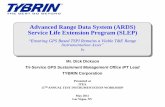 Advanced Range Data System (ARDS) Service Life Extension ... · ARDS SLEP Background •The EnRAP program started experiencing problems shortly after it began and was canceled in