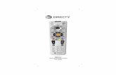 DIRECTV Universal Remote Control User Guide...Universal Remote Control that will control four components, including a DIRECTV Receiver, TV, and two stereo or video components (for