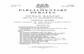 PARLIAMENTARY DEBATES · volume iii no. 5 tuesday 21st june, 1966 parliamentary debates dewan ra'ayat (house of representatives) official report third session of the second parliament