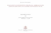 DANTE'S CONSTITUTIONAL MIRACLES J S MONARCHIA 2.4 AND ... · Dante’s Constitutional Miracles (Monarchia 2.4 and Inferno 8-9) P olitical theorists have long invoked the miracle as