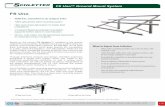 FS Uno · 2015-04-14 · ground mount photovoltaic systems, the FS Uno. An all steel solar mounting system which goes beyond the competition in quality, ease-of-installation, and