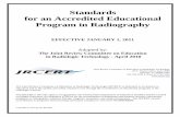 Standards for an Accredited Educational Program in Radiography · 2011-04-07 · 1.2 Provides equitable learning opportunities for all students. 1.3 Provides timely, appropriate,