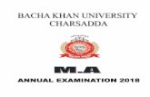 Bacha Khan University Annual Result 2018.pdf · 2019-02-04 · 4294 2016-PM-665 Muhammad Siraj Bad Shah Gul Re V, MC DUE 4295 2013-P-443 Bilal Nazir Nazir Khan Re V, 4296 2016-PM-673