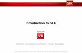 Introduction to SFR October 2005 - Vivendi · Introduction to SFR June 2007 IMPORTANT NOTICE: INVESTORS ARE STRONGLY ADVISED TO READ THE IMPORTANT LEGAL DISCLAIMER AT THE END OF THIS