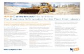 4PS Construct PlantHire - Metaphorix · 2016-02-04 · 4PS Construct PlantHire Sales and Marketing This granule allows users to control the entire process of generating new business.