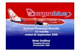 Annual Financial Results - virginaustralia.com · API New API technology allows Virgin Blue to Codeshare with any international carrier • Estimated to account for up to 15% of Qantas