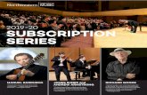 SUBSCRIPTION SERIES · MANUEL BARRUECO Friday, October 11 Recognized as one of the most important guitarists of our time, Barrueco has appeared with such prestigious ensembles as