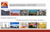 Hindalco Industries Ltd … A Global Aluminium and Copper ...hindalco.com/upload/pdf/Hindalco Investors- Presentation Q1 FY 17.pdf · Hindalco Industries Ltd … A Global Aluminium