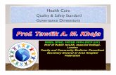 Health Care Quality and Safety Governance Dimentions 33333333 · “Holy Qur’an” Is an often quoted term from ... collection or standardization of information on this aspect of