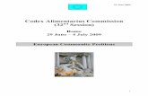 Codex Alimentarius Commission - European CommissionCodex document CL 2009/7-FA - PART A – Matters for adoption by the 32nd Session of the Codex Alimentarius Commission- ALINORM 09/32/5A