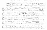 Beethoven: Sonata 8 Pathetique, Op 13 - The Music Beethoven: Sonata 8 "Pathetique", Op 13 I A? 17 M