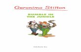 RUMBLE IN THE JUNGLE - Scholastic · Cover by Giuseppe Ferrario (design) and Giulia Zaffaroni (color) Illustrations by Giuseppe Ferrario (design) and Giulia Zaffaroni (color) Graphics
