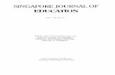 SINGAPORE JOURNAL OF EDUCATION...SINGAPORE JOURNAL OF EDUCATION 1994 Vol. 14 No. 1 With the Compliments of tdational Institute of Education Nanyang Technological University Republic