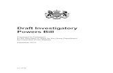 Draft Investigatory Powers Bill - Center for Internet and Society · 2015-11-09 · The draft Investigatory Powers Bill will govern the use and oversight of investigatory ... authoritative