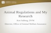 Animal Regulations and My Research · Animal Welfare Act and Animal Welfare Regulations • Ensure the ethical use of animals in research . ... • Expired anesthetics, analgesics,