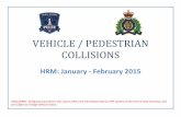 VEHICLE / PEDESTRIAN COLLISIONSlegacycontent.halifax.ca/.../CSAC150326infoitem2.pdf · 2017-06-19 · VEHICLE / PEDESTRIAN COLLISIONS HRM: January - February 2015 DISCLAIMER: All