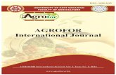 AGROFOR International Journalagrofor.ues.rs.ba/data/20171222-casopis_AgroFor_FINAL-elektronski.pdf · AGROFOR International Journal, Vol. 1, Issue No. 1, 2016 3 CONTENT THE INFLUENCE