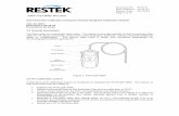 02-16-11: Restek NIST Traceability Document · Gas Flowmeter Calibration Using the Restek Designed Calibration System . July 10, 2010 . Document # 02-16-11 . Procedure# 02-16-06 .