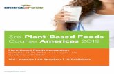 Plant-Based Foods · 2019-10-10 · >Gerard Klein Essink, Founder & CEO, Bridge2Food, NL 09.00 - 09.30 From Alternative to Mainstream: Rethinking Plant Based Meat >Dr. Matthew McGuffey,