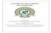 COMMUNITY OUTREACH & FIELD PLACEMENT SERVICES · 2014-01-29 · Student Teaching Handbook—Updated Spring 2012 . ... Appendix F. Observation Narrative Report—Formative and Summative