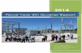 Fiscal Year 4th Quarter Report - Rolla Municipal Utilities · Fiscal Year 4th Quarter Report . 2 ... Operating Revenues are up $2,006,127 as compared to last year. Operating Expenses