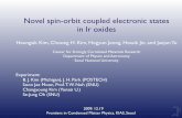 Novel spin-orbit coupled electronic states in Ir oxidesworkshop.kias.re.kr/fcmp/talks/jaejun.pdf · 2009-12-22 · Novel spin-orbit coupled electronic states in Ir oxides Heungsik