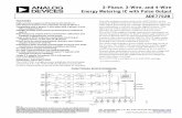 ADE7752B 3-Phase, 3-Wire, and 4-Wire Energy Metering IC with … · 2009-07-11 · 3-Phase, 3-Wire, and 4-Wire Energy Metering IC with Pulse Output ADE7752B Rev. 0 Information furnished