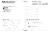 92851 Rev. A - Delta Faucet Rev A.pdfREMARQUE: Déterminez s’il y a de la plomberie, des composants électriques ou d’autres obstacles, comme des cordons de colle laissés par