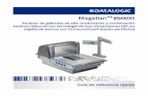 Magellan 8500 Quick Reference Guide · MagellanTM 8500Xt Escáner de gabinete de alto rendimiento y combinación escáner/báscula con tecnología de tres dimensiones (3D, en inglés)