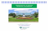 Family Medicine Handbook - 2018Dec17 · · Peter Lougheed Centre: 232 patients · South Health Campus: 64 patients Compensation · Contractual with hourly rate Contact Information