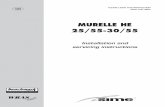MURELLE HE 25/55-30/55 - FREE BOILER MANUALS · – Purge the system, bleeding off the air present in the gas pipe by operating the pressure relief valve on the gas ... and failure