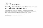 Early Childhood Education Program Standard (51211) · range of stakeholders with a direct interest in the program area, including employers, professional associations, universities,